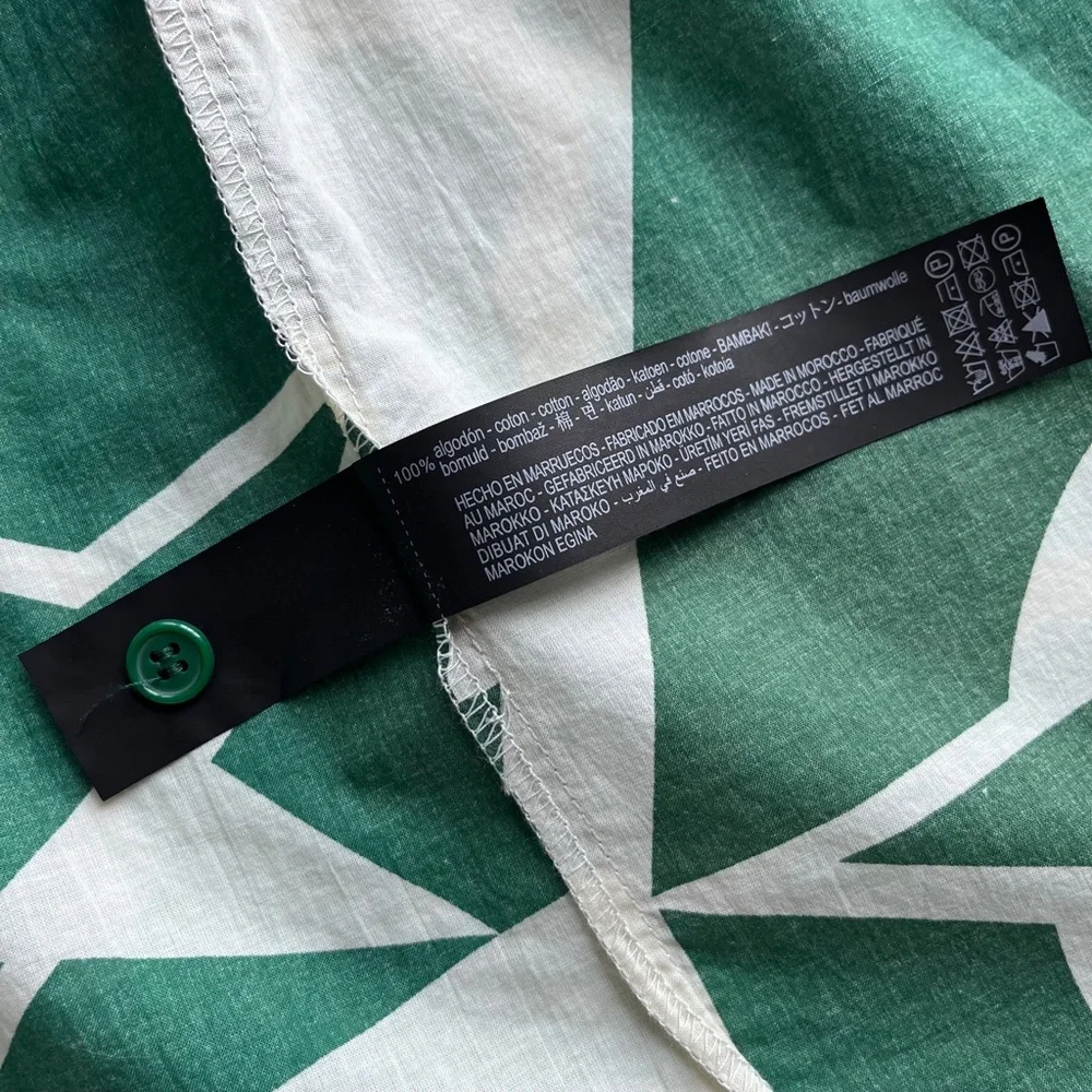 Zara green and white dress - Picture 11 of 11